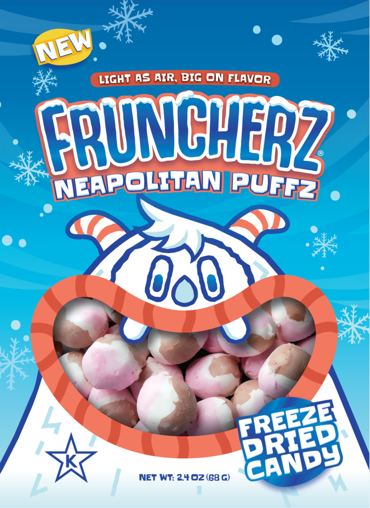 FRUNCHERZ NEAPOLITAN PUFFZ- FREEZE DRIED CANDY